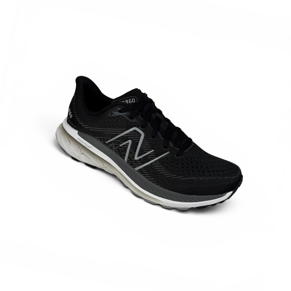 New Balance Fresh Foam X 860v13 Running Shoes Womens 10 B Black White W860K13